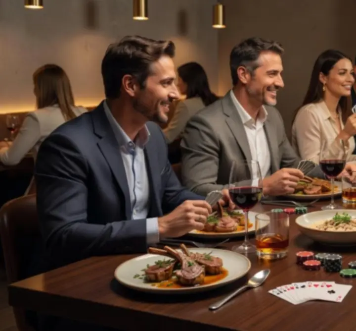 Gastronomie a poker v moderním urbánním prostoru